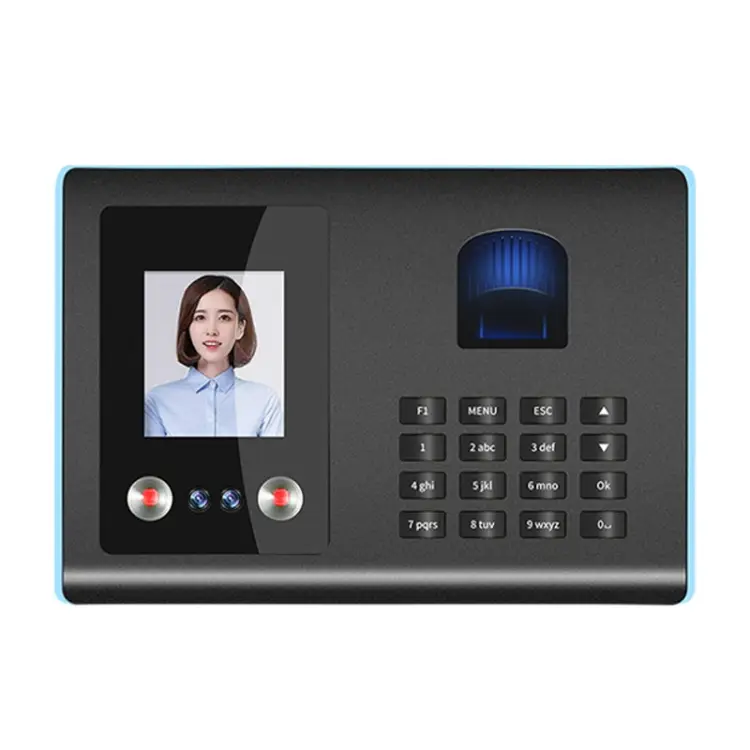 Face Recognition Fingerprint Time Attendance Machine -